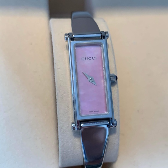 Gucci pink/silver watch - Picture 2 of 5